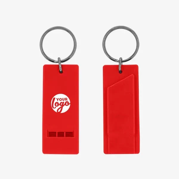 Flat Whistle Keyring